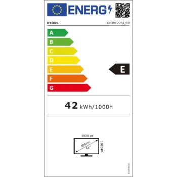KYDOS Τηλεόραση Vidaa  QLED 43″ FHD K43VF22SQ00 