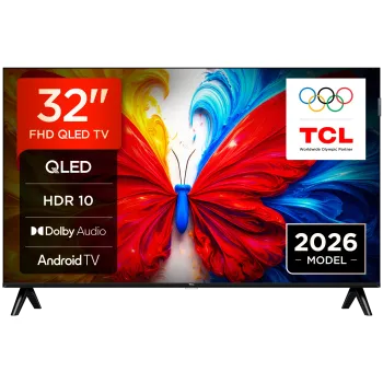 TCL  32S5LΤηλεόραση 32'' QLED Full HD Android TV (2026)