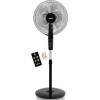 Kerosun KFS01-16JR  Ανεμιστήρας Ορθοστάτης 60W Διαμέτρου 40cm με Τηλεχειριστήριο Μαύρος