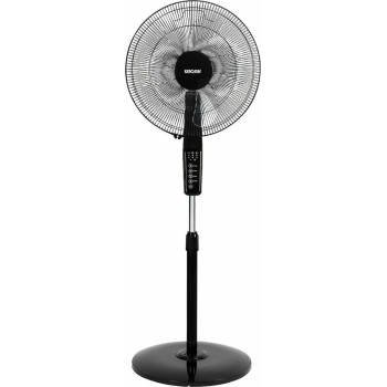 Kerosun KFS01-16JR  Ανεμιστήρας Ορθοστάτης 60W Διαμέτρου 40cm με Τηλεχειριστήριο Μαύρος