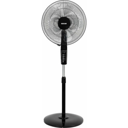 Kerosun KFS01-16JR  Ανεμιστήρας Ορθοστάτης 60W Διαμέτρου 40cm με Τηλεχειριστήριο Μαύρος
