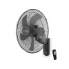 Primo 15833R Ανεμιστήρας Τοίχου 18'' 45εκ. Με Τηλεχειριστήριο Μαύρος