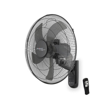 Primo 15833R Ανεμιστήρας Τοίχου 18'' 45εκ. Με Τηλεχειριστήριο Μαύρος