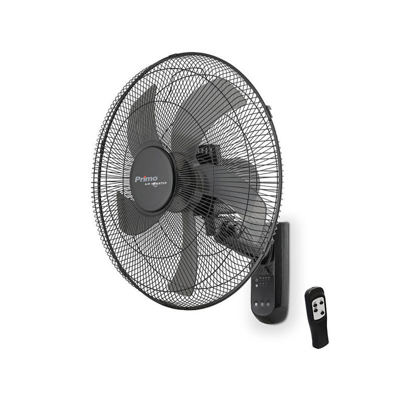 Primo 15833R Ανεμιστήρας Τοίχου 18'' 45εκ. Με Τηλεχειριστήριο Μαύρος