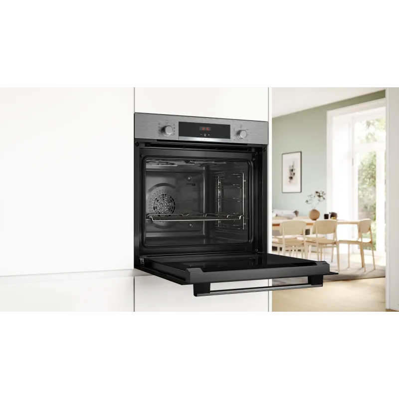 Bosch HBA514BS3 Εντοιχιζόμενος φούρνος Inox 71Lt.