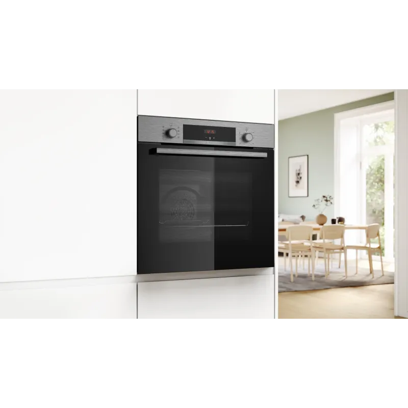 Bosch HBA514BS3 Εντοιχιζόμενος φούρνος Inox 71Lt.