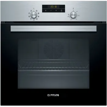 Pitsos PH10M40X2 Εντοιχιζόμενος Φούρνος Inox 66Lt.
