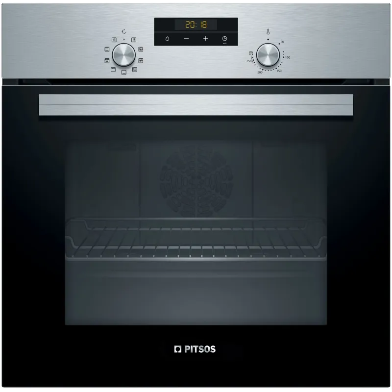 Pitsos PH10M40X2 Εντοιχιζόμενος Φούρνος Inox 66Lt.