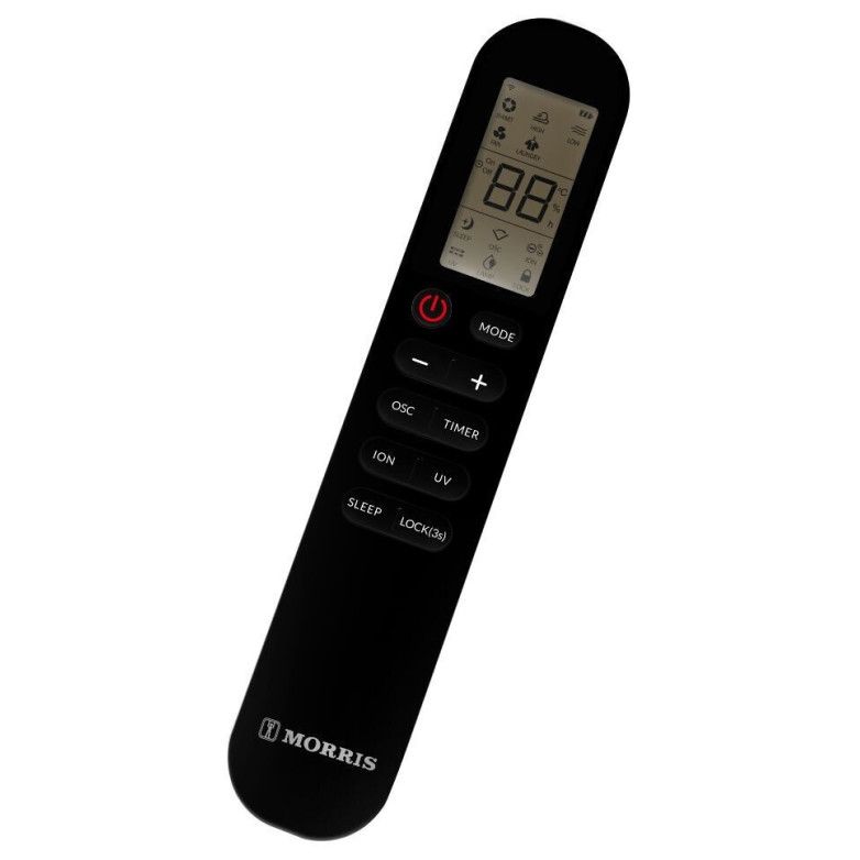 Morris MDP-20310Hi Αφυγραντήρας με Συμπιεστή και Ιονιστή 20lt Μαύρος
