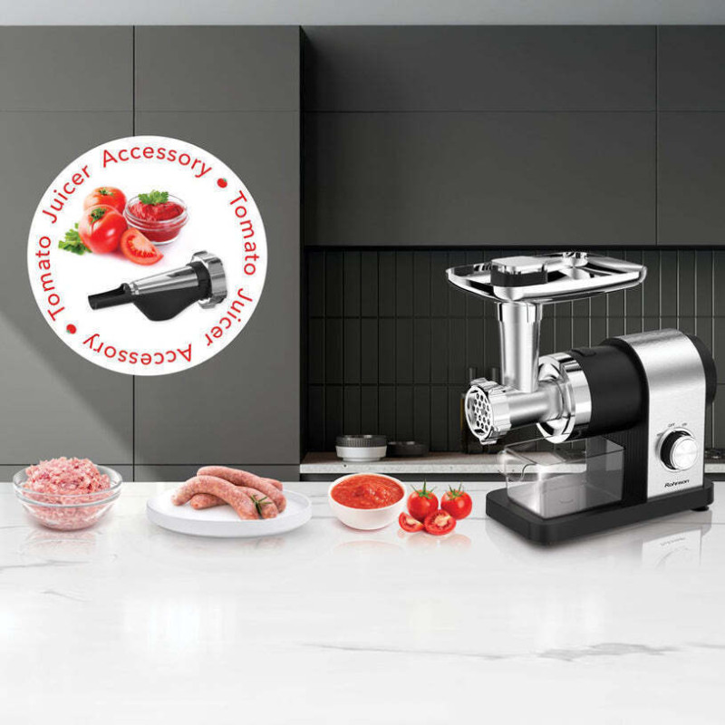 Rohnson R-5425 Μηχανή Άλεσης Κιμά / Ντομάτας 2000W Ασημί