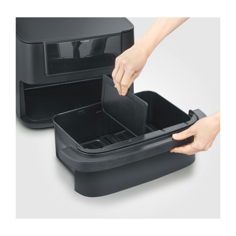 Severin Max Zone Φριτέζα Αέρος  2600W 9Lt Black Line Flex 