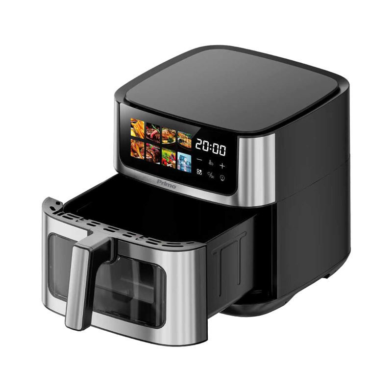 Primo PRAF-40566 Φριτέζα Αέρος Digital 8L 1800W Inox/Μαύρη