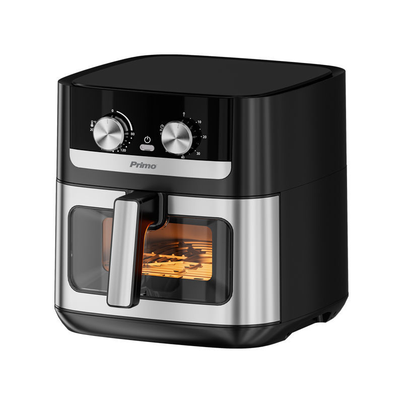 Primo  PRAF-40567 Φριτέζα Αέρος Mechanical 8L 1800W Inox/Μαύρη