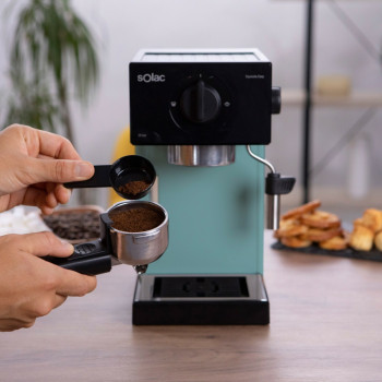 Solac CE4504  Μηχανή Espresso 20Bar Light Blue