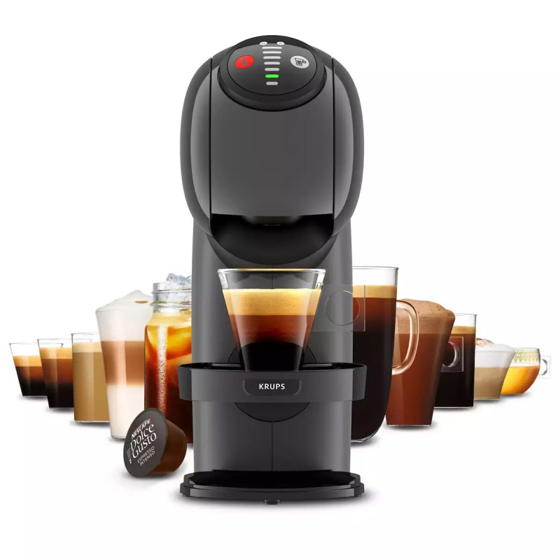 Krups Genio S Καφετιέρα για Κάψουλες Dolce Gusto 15bar Γκρι