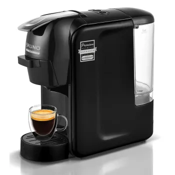 Bruno BRN-0124 Καφετιέρα Espresso 3 σε 1 , 1450W, 19 bar, μαύρη