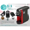 Bruno BRN-0214 Καφετιέρα espresso 3 σε 1 Hot & Cold 1450W, 19 bar, μαύρη