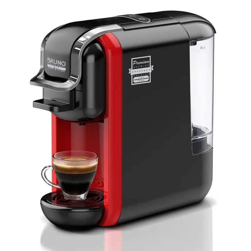Bruno BRN-0214 Καφετιέρα espresso 3 σε 1 Hot & Cold 1450W, 19 bar, μαύρη