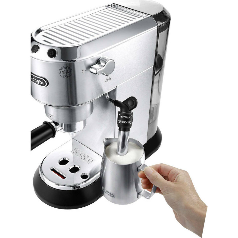 De'Longhi EC685.M  Dedica Pump Μηχανή Espresso 1300W Πίεσης 15bar Ασημί 