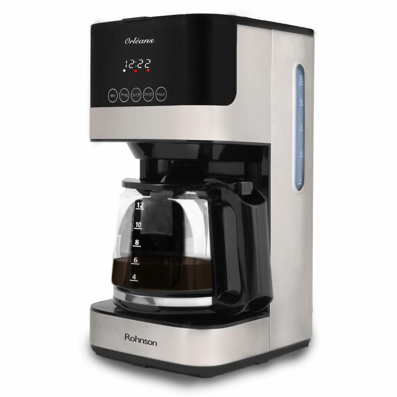 Rohnson R-930 Προγραμματιζόμενη Καφετιέρα Φίλτρου 900W Μαύρη