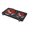 Primo PRCP-40252 Κεραμική εστία Διπλή 16.5εκ.-1000W + 22εκ.-1500W Μαύρη