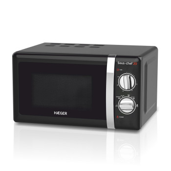 Haeger MW-70B.007A Φούρνος μικροκυμάτων Sous-chef 20 (Μαύρο) 