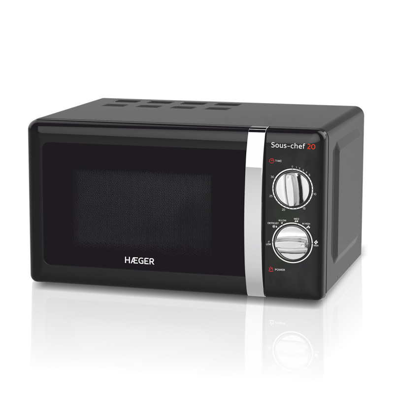 Haeger MW-70B.007A Φούρνος μικροκυμάτων Sous-chef 20 (Μαύρο) 