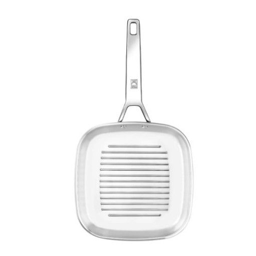 Bra Τηγάνι Grill Signature με ραβδώσεις από ανοξείδωτο ατσάλι χωρίς αντικολλητική επίστρωση 28cm