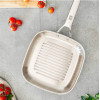 Bra Τηγάνι Grill Signature με ραβδώσεις από ανοξείδωτο ατσάλι χωρίς αντικολλητική επίστρωση 28cm
