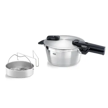 Fissler 3.5LT Vitaquick Premium Χύτρα Με Καλάθι Ατμού 60241003070