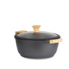 Gruppe KETG28 Βαθιά Κατσαρόλα από Αλουμίνιο 6.1lt / 28cm