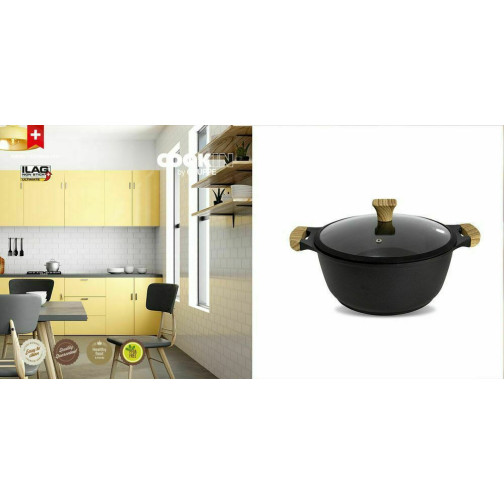 Gruppe KETG28 Βαθιά Κατσαρόλα από Αλουμίνιο 6.1lt / 28cm
