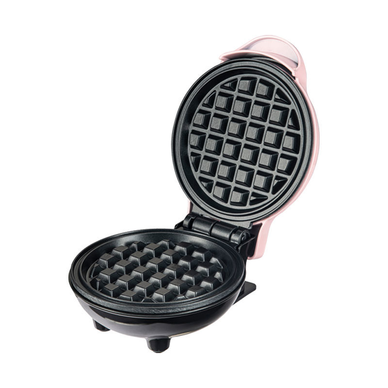 Primo PRWM-40546 Primo Βαφλιέρα mini 500W Αντικολλητικές πλάκες, Ροζ