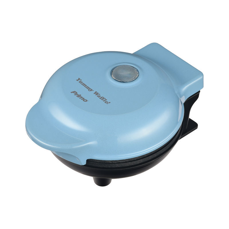 Primo PRWM-40547 Βαφλιέρα mini 500W Αντικολλητικές πλάκες, Μπλε