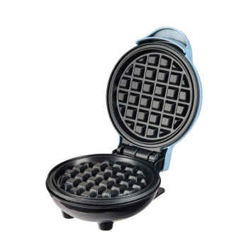 Primo PRWM-40547 Βαφλιέρα mini 500W Αντικολλητικές πλάκες, Μπλε
