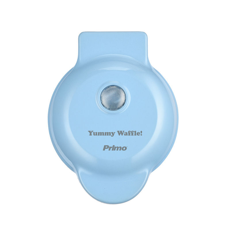 Primo PRWM-40547 Βαφλιέρα mini 500W Αντικολλητικές πλάκες, Μπλε