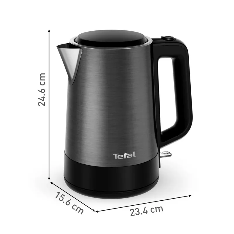 Tefal BI5208  Equinox Βραστήρας Dark Inox 1.7 L 