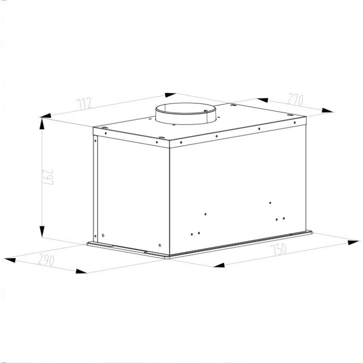 Gruppe INCOGNITO 750 Μηχανισμός Απορρόφησης 75cm.