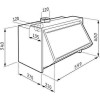 Pyramis Απορροφητήρας Πτυσσόμενος 60cm. Turbo Λευκός 065023701