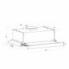 Gruppe KYMA 600 Συρόμενος Απορροφητήρας 60cm. Inox