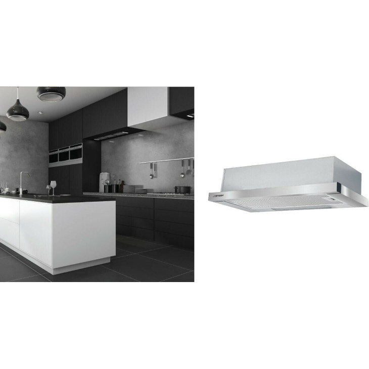 Gruppe KYMA 600 Συρόμενος Απορροφητήρας 60cm. Inox