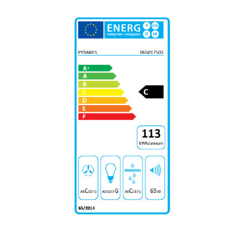 Pyramis Συρόμενος Turbo 60cm Inox 065017502