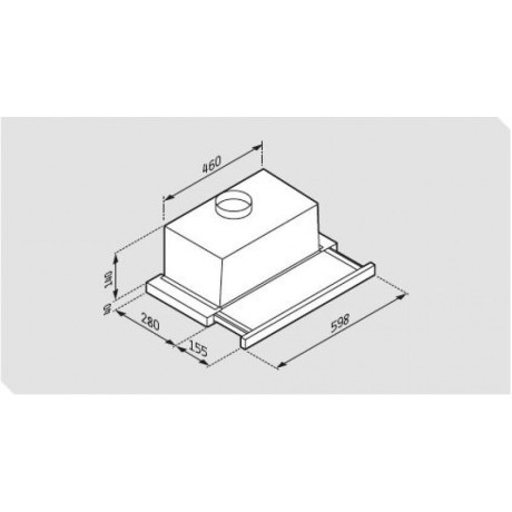 Pyramis Συρόμενος Turbo Slim 60cm 065006401