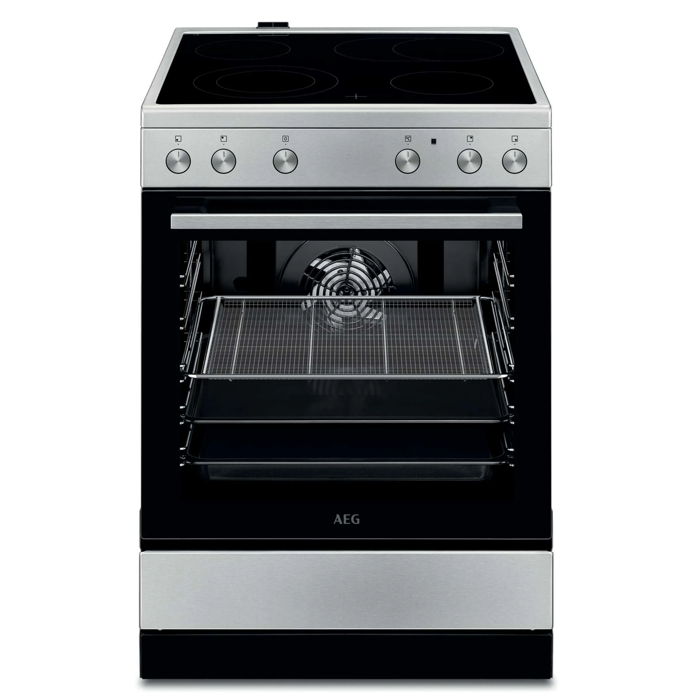 Aeg CCB6400CBM Κουζίνα Κεραμική Inox 73Lt.