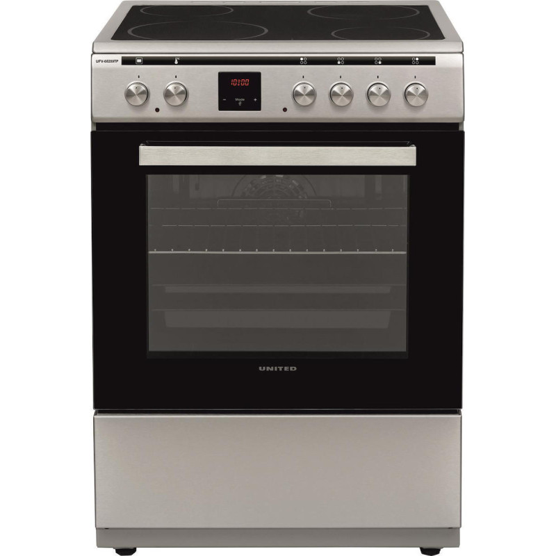 United UFV-68289TP Κεραμική Κουζίνα Inox 69Lt.
