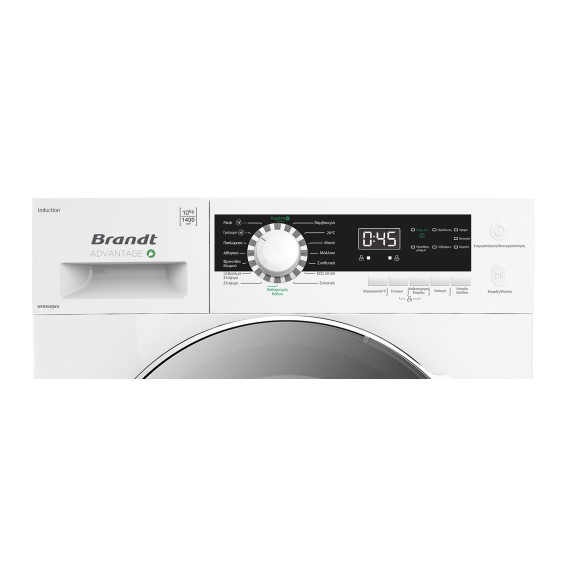 Brandt WFB304QWG Πλυντήριο Ρούχων 10 Κιλών 1400στρ.