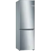 Bosch KGN33NLEB Ψυγειοκαταψύκτης  176 x 60 cm Metal Look
