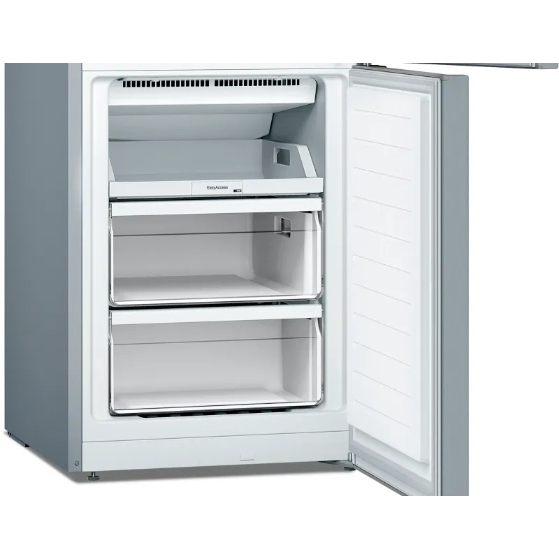 Bosch KGN33NLEB Ψυγειοκαταψύκτης  176 x 60 cm Metal Look