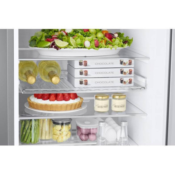 Samsung RB38C776DS9/EF Ψυγειοκαταψύκτης με SmartThings AI και All Around Cooling Inox 390 L