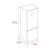 Teka RBF 78660 SS Ψυγειοκαταψύκτης 2,01x 60 Inox